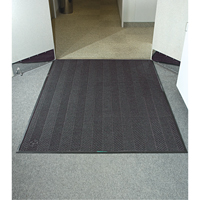 Waterhog&reg; Eco Elite Matting, Wiper/Scraper, 6' x 6' x 3/8", Grey Ash PB Rental Co. Ltd.