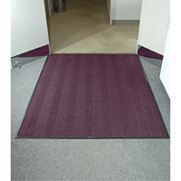 Waterhog&reg; Eco Elite Matting, Wiper/Scraper, 6' x 6' x 3/8", Maroon PB Rental Co. Ltd.