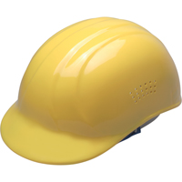 Casque de protection ERB, Suspension &agrave; douille, Jaune PB Rental Co. Ltd.