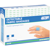 Bandages, Rectangular/Square, 3", Fabric Metal Detectable, Sterile PB Rental Co. Ltd.