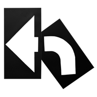 Pochoirs pour parc de stationnement, Anglais, 8" x 27" PB Rental Co. Ltd.