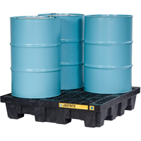 EcoPolyBlend Spill Control Pallets - Without Drain, 73 US gal. Spill Capacity, 49" x 49" x 10.3" PB Rental Co. Ltd.