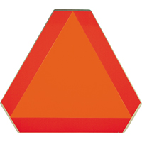 Panneaux de signalisation pour v&eacute;hicules lents, Vinyle, 16" la x 16" h PB Rental Co. Ltd.