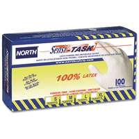 Gants jetables North Sensi-Task, Petit, Latex, 5 mils, Sans poudre, Blanc PB Rental Co. Ltd.