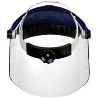 Ratchet Headgear with Faceshield, Polycarbonate, Ratchet Suspension PB Rental Co. Ltd.