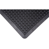 Anti-Fatigue Dome Matting, Bubbled, 2' x 3' x 1/2", Black, Rubber PB Rental Co. Ltd.