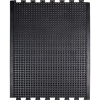 Anti-Fatigue Dome Matting, Bubbled, 3' x 4' x 1/2", Black, Rubber PB Rental Co. Ltd.