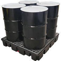 Palette emboîtable sans drain pour contr&ocirc;le des d&eacute;versements, Capacit&eacute; de d&eacute;versement 66 gal. US, 49" x 49" x 10,5" PB Rental Co. Ltd.