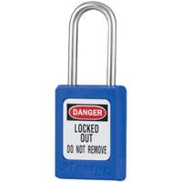 Cadenas de s&eacute;curit&eacute; S31 Zenex, Bleu, Cl&eacute;s identiques, Thermoplastique, Largeur de 1-3/8" PB Rental Co. Ltd.