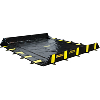 Bermes Rigid-Lock QuickBerm, Capacit&eacute; 745 gal. US, 10' la x 10' lo x 12" h, Paroi &agrave; piquets PB Rental Co. Ltd.