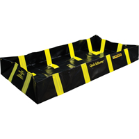 QuickBerm&reg; Containment Berm with Inside Wall Supports, 235 US gal. Capacity, 4' W x 8' L x 12" H, Snap-Up Bracket PB Rental Co. Ltd.