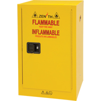 Flammable Storage Cabinet, 12 gal., 1 Door, 23" W x 35" H x 18" D PB Rental Co. Ltd.