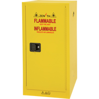 Flammable Storage Cabinet, 16 gal., 1 Door, 23" W x 44" H x 18" D PB Rental Co. Ltd.