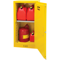 Flammable Storage Cabinet, 16 gal., 1 Door, 23" W x 44" H x 18" D PB Rental Co. Ltd.