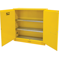 Flammable Storage Cabinet, 24 gal., 2 Door, 43" W x 44" H x 12" D PB Rental Co. Ltd.