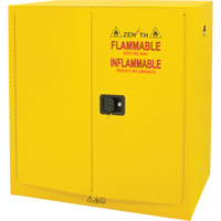 Flammable Storage Cabinet, 30 gal., 2 Door, 43" W x 44" H x 18" D PB Rental Co. Ltd.
