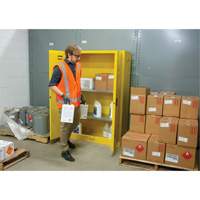 Flammable Storage Cabinet, 45 gal., 2 Door, 43" W x 65" H x 18" D PB Rental Co. Ltd.