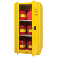 Flammable Storage Cabinet, 60 gal., 2 Door, 34" W x 65" H x 34" D PB Rental Co. Ltd.
