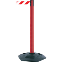 Poteau receveur robuste &agrave; ligne simple, Hauteur de 38", Noir PB Rental Co. Ltd.