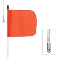 Tiges de s&eacute;curit&eacute; robustes Safety Whip, Fixation Filet&eacute;, Hauteur 5', Orange PB Rental Co. Ltd.