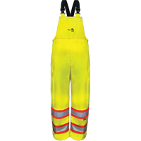 Pantalons &agrave; bavette de s&eacute;curit&eacute; imperm&eacute;ables ignifuges haute visibilit&eacute; en polyur&eacute;thane, 4T-Grand PB Rental Co. Ltd.