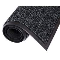 Astro-Plus Mat, Polyethylene, Scraper Type, Textured Pattern, 3-3/10' x 4', Charcoal PB Rental Co. Ltd.
