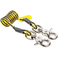 Sangle d'amarrage spirale pour outil, Spirale, Clavette double PB Rental Co. Ltd.