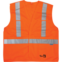 Vestes de s&eacute;curit&eacute; ignifug&eacute;es, Orange haute visibilit&eacute;, Moyen/Petit, Polyester PB Rental Co. Ltd.