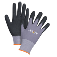 Gants ZX-1 de premi&egrave;re qualit&eacute; compatibles avec les &eacute;crans tactiles, 7/Petit, R&ecirc;vetement Nitrile/Mousse de nitrile, Calibre 15, Enveloppe en Nylon PB Rental Co. Ltd.