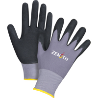 Gants ZX-1 de premi&egrave;re qualit&eacute; compatibles avec les &eacute;crans tactiles, 11/2T-Grand, R&ecirc;vetement Nitrile/Mousse de nitrile, Calibre 15, Enveloppe en Nylon PB Rental Co. Ltd.