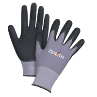 Gants ZX-1 de premi&egrave;re qualit&eacute; compatibles avec les &eacute;crans tactiles, 10/T-Grand, R&ecirc;vetement Nitrile/Mousse de nitrile, Calibre 15, Enveloppe en Nylon PB Rental Co. Ltd.