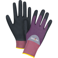 Gants enduits de premi&egrave;re qualit&eacute; ZX-2, 9/Grand, R&ecirc;vetement Nitrile/Mousse de nitrile, Calibre 18, Enveloppe en Nylon PB Rental Co. Ltd.