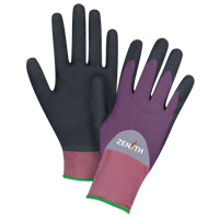 Gants enduits de premi&egrave;re qualit&eacute; ZX-2, 11/2T-Grand, R&ecirc;vetement Nitrile/Mousse de nitrile, Calibre 18, Enveloppe en Nylon PB Rental Co. Ltd.