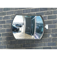 Roundtangular Convex Mirror with Telescopic Arm, 12" H x 18" W, Indoor/Outdoor PB Rental Co. Ltd.