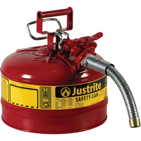 AccuFlow Safety Cans, Type II, Steel, 2.5 US gal., Red, FM Approved/UL/ULC Listed PB Rental Co. Ltd.