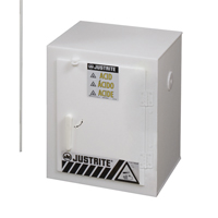 Armoires solides en poly&eacute;thyl&egrave;ne pour acides, 6 x 0,66043 gal., 17" x 22" x 17" PB Rental Co. Ltd.