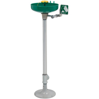 Poste de douche oculaire/faciale Axion, Installation Socle, Bol Plastique PB Rental Co. Ltd.