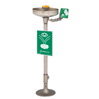 Poste de douche oculaire/faciale Axion, Installation Socle, Bol Acier inoxydable PB Rental Co. Ltd.