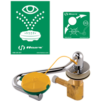 Poste de douche oculaire/faciale, Installation Montage sur &eacute;vier PB Rental Co. Ltd.