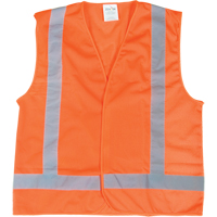 Veste de s&eacute;curit&eacute; pour la circulation, Orange haute visibilit&eacute;, Moyen, Polyester PB Rental Co. Ltd.