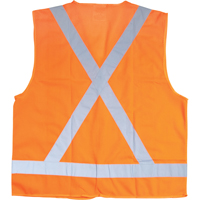 Veste de s&eacute;curit&eacute; pour la circulation, Orange haute visibilit&eacute;, Moyen, Polyester PB Rental Co. Ltd.