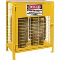 Armoires pour cylindres &agrave; gaz, nbre de bouteilles: 2, 30" , 17" , 37" , Jaune PB Rental Co. Ltd.