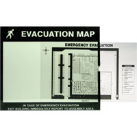 Evacuation Map Holder Clear Insert PB Rental Co. Ltd.