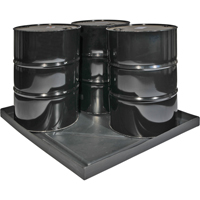 Coquilles de d&eacute;versements Econo Spill Shells , 51" lo x 47" la x 5" h, Cap. de d&eacute;versement 36 gal. US PB Rental Co. Ltd.