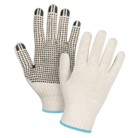 Gants l&eacute;gers tricot&eacute;s &agrave; pois, Poly/coton, Un c&ocirc;t&eacute;, Calibre 7, T-Grand PB Rental Co. Ltd.