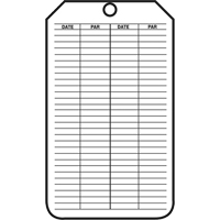 &eacute;tiquettes de s&eacute;curit&eacute; d'inspection et de contr&ocirc;le de l'&eacute;tat de l'&eacute;quipement, Papier cartonn&eacute;, 3-1/8" la x 5-7/8" h, Français PB Rental Co. Ltd.