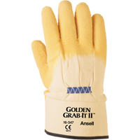 Golden Grab-It&reg; II Gloves, 10/X-Large, Rubber Latex Coating, 13 Gauge, Nylon Shell PB Rental Co. Ltd.