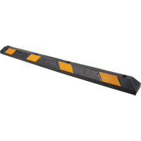 Parking Curb, Rubber, 6' L, Black/Yellow PB Rental Co. Ltd.