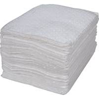 Feuilles absorbantes li&eacute;es de premi&egrave;re qualit&eacute;, Huile seulement, 15" x 17", 25 gal. d'absorption PB Rental Co. Ltd.