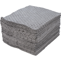 Feuilles absorbantes en fibres fines de premi&egrave;re qualit&eacute;, Universel, 15" x 17", 30 gal. d'absorption PB Rental Co. Ltd.